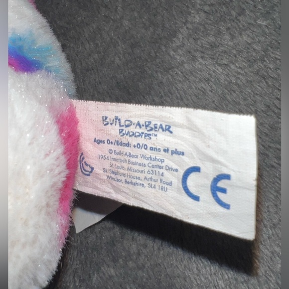 Build a Bear BAB Buddies 2015 Hearts & Hugs Smallfry Teddy Plush Partial Mask 8” - Picture 8 of 12